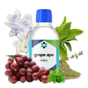 Grape age eliquid infused with Grape Ape Terpenes (1ml).